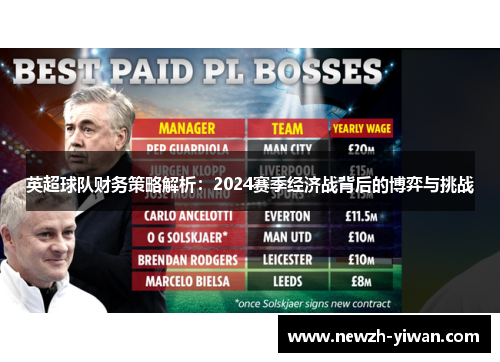 英超球队财务策略解析：2024赛季经济战背后的博弈与挑战
